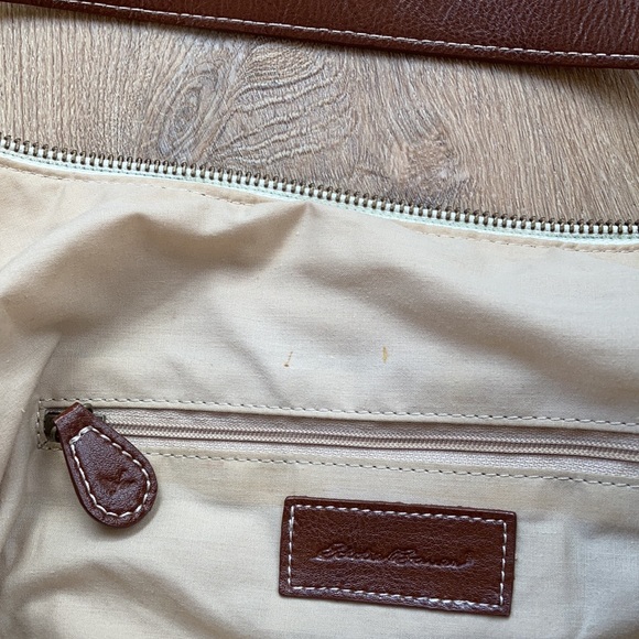 Eddie Bauer canvas and leather handbag - Picture 12 of 13